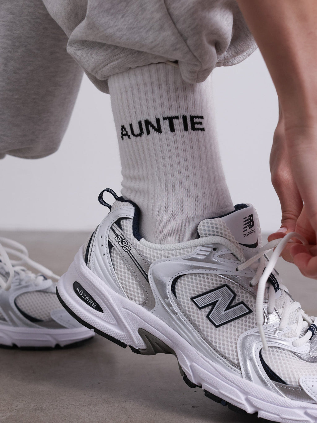 Auntie & Uncle Socken Set - weiß