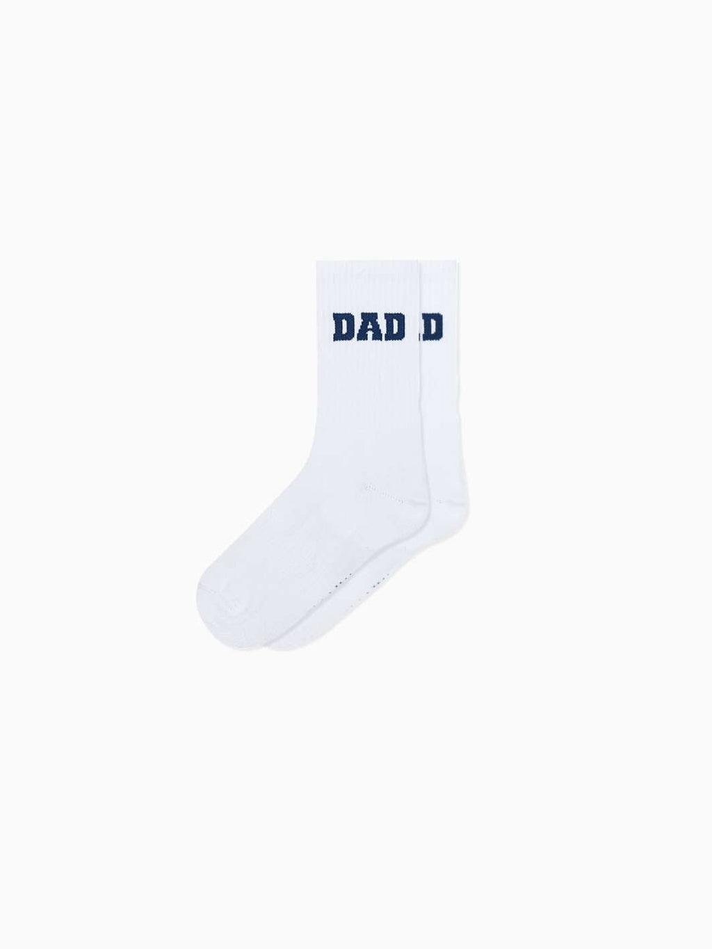 DAD COLLEGE Socken - weiß