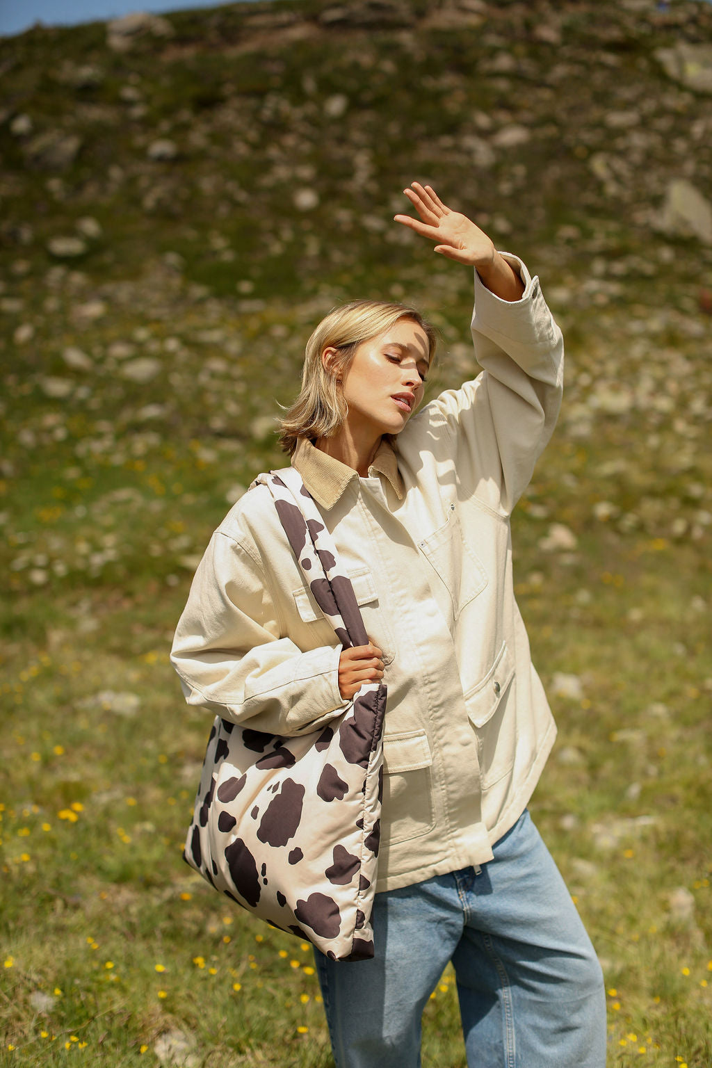 Puffy Mom Bag | Holy Cow Brownish