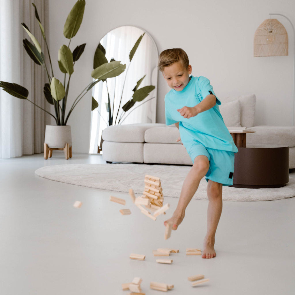 SAMUI zwembroek | aqua blauw - KIDS