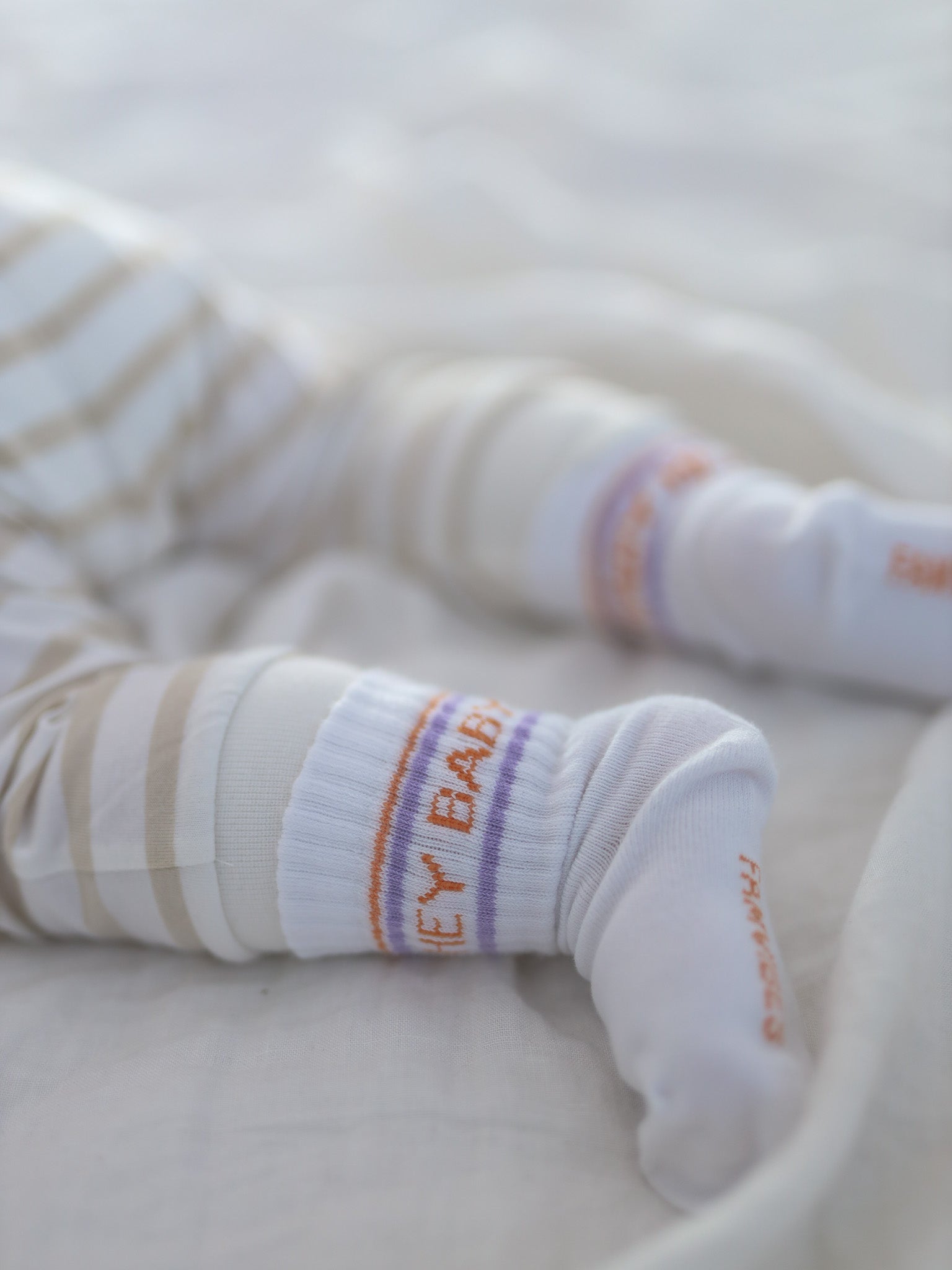 HEY BABY Socken - lavender