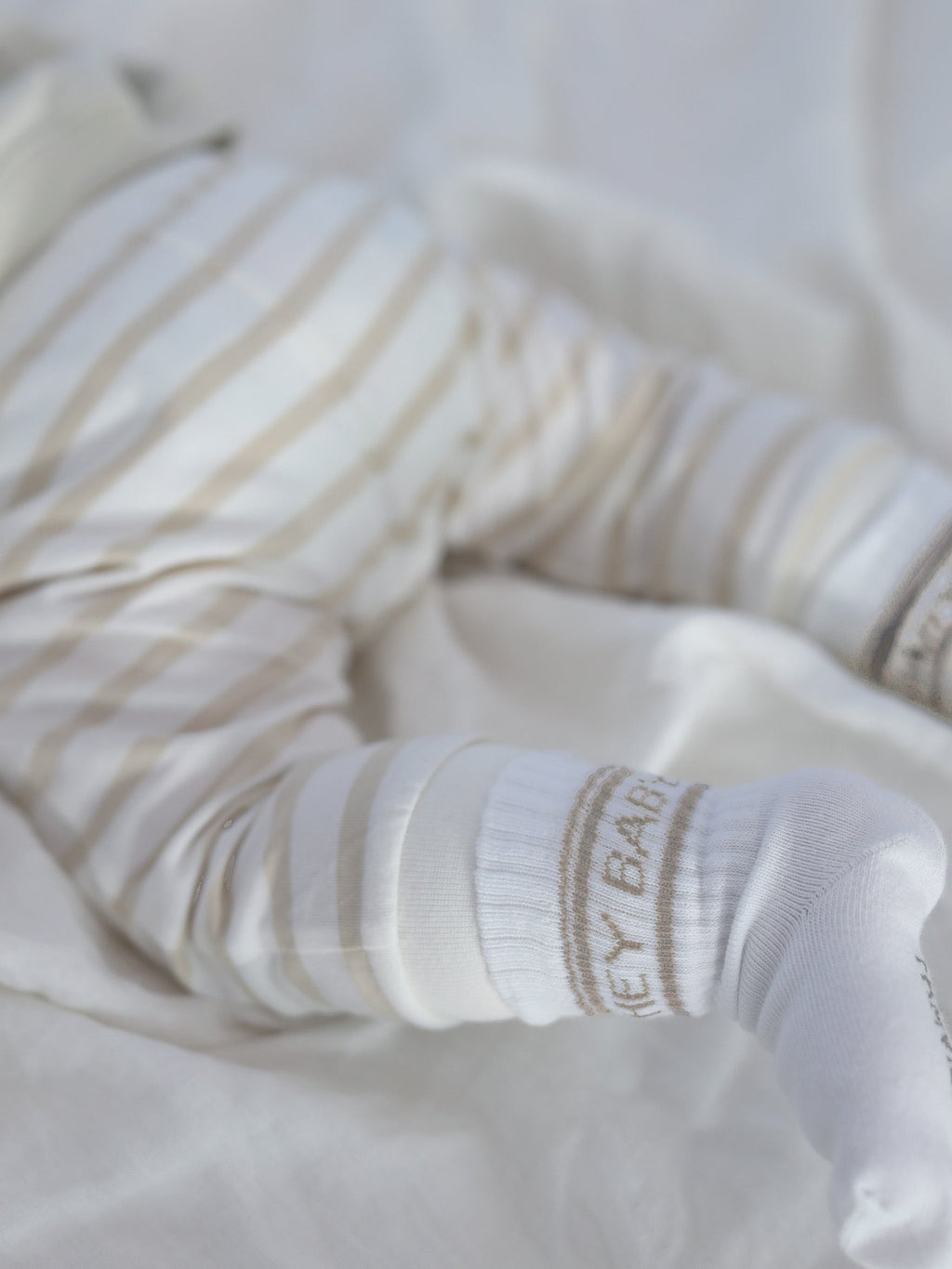 HEY BABY Socken - taupe