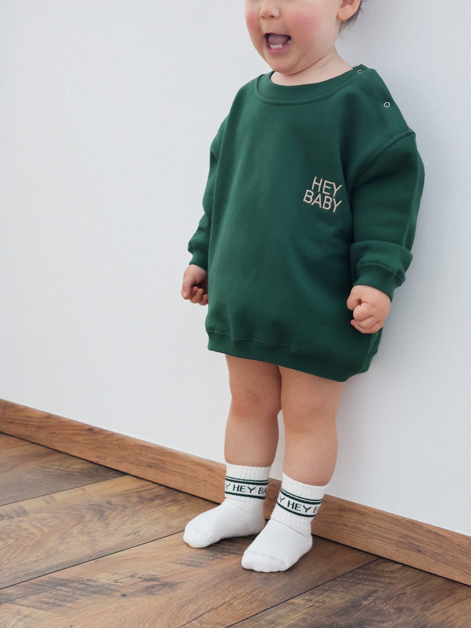 HEY BABY Socken - green