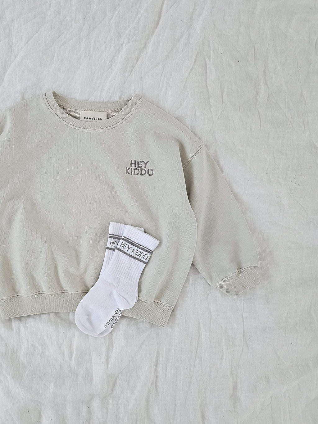 HEY KIDDO Socken - taupe