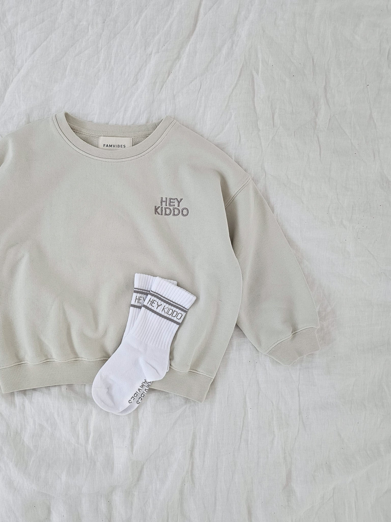 HEY KIDDO Socken - taupe
