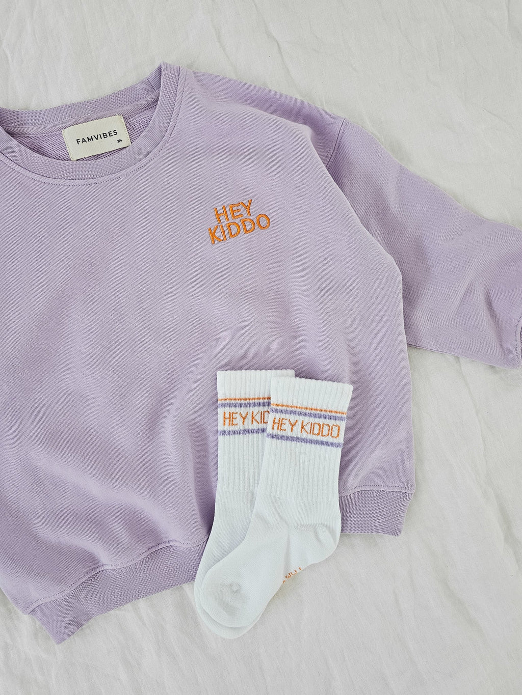 HEY KIDDO Socken - lavender