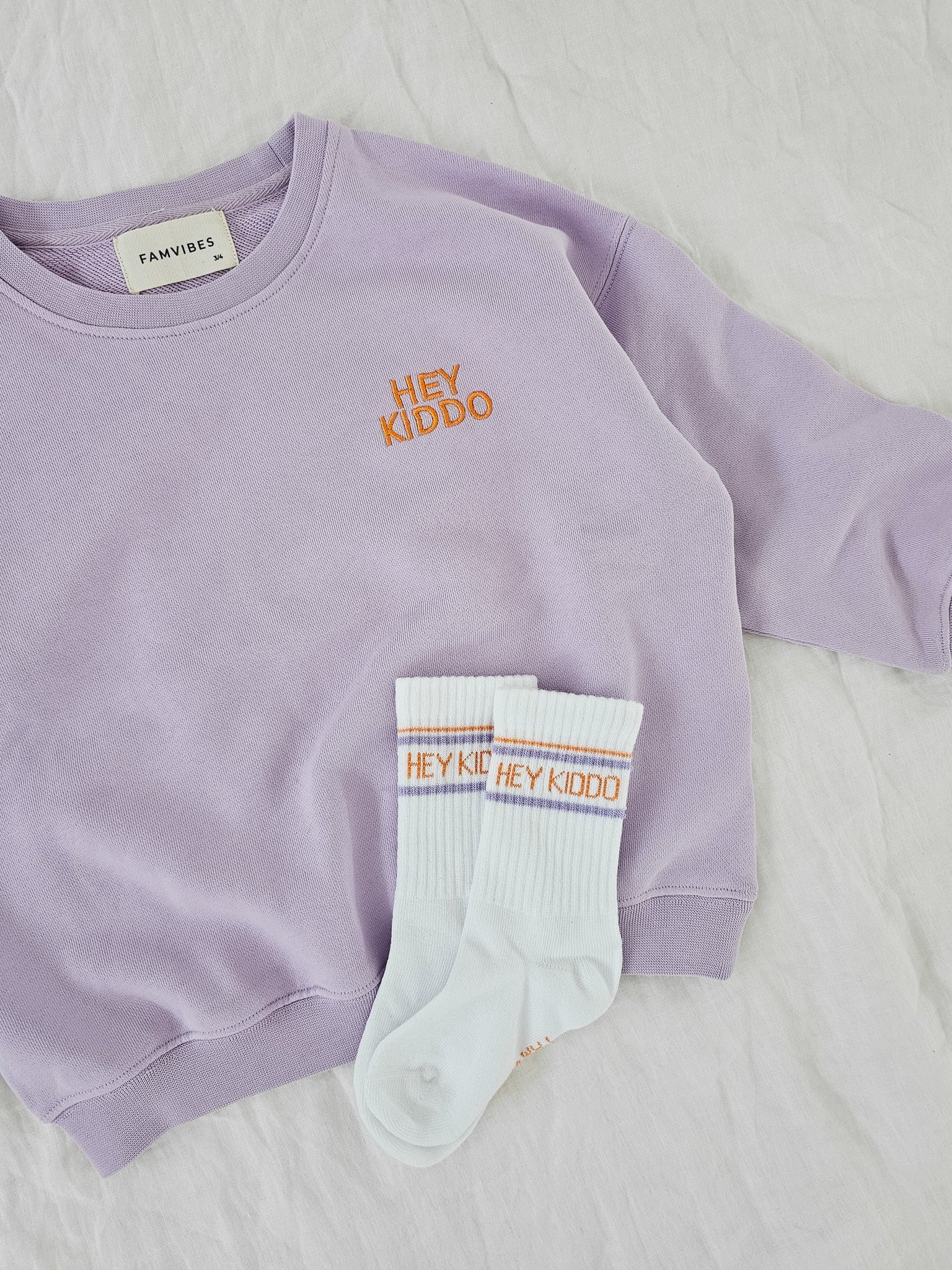 HEY KIDDO Socken - lavender