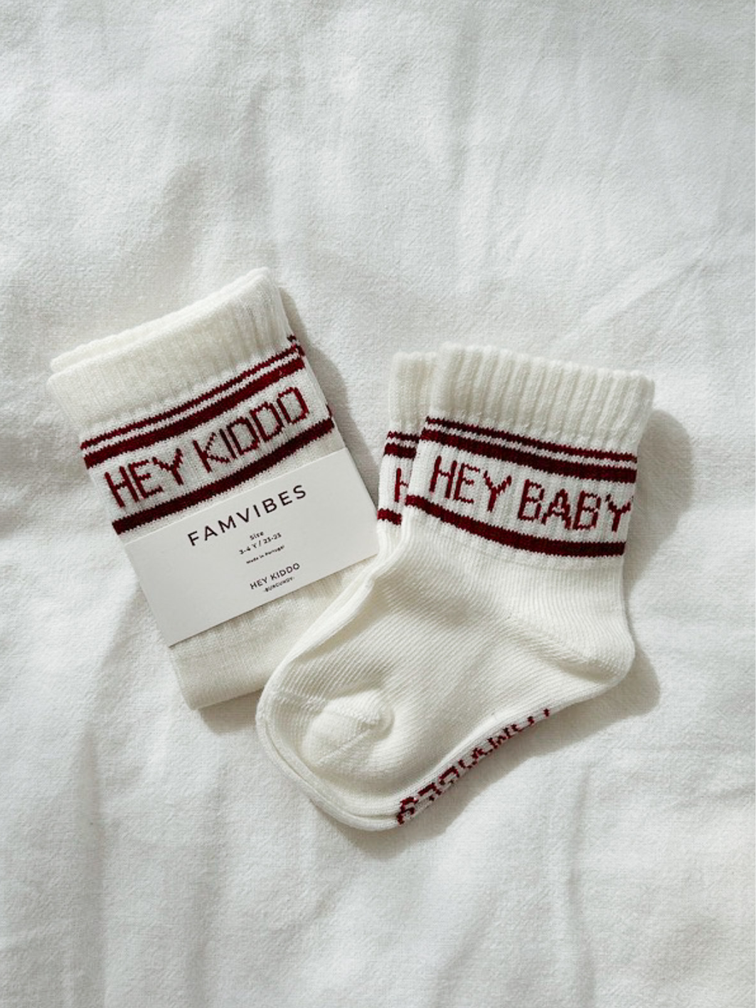 HEY KIDDO Socken - burgundy
