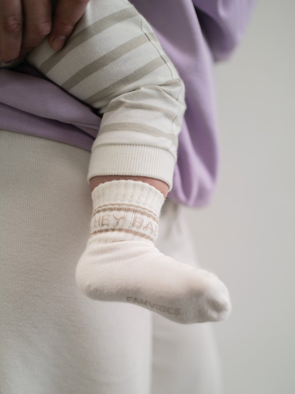 HEY BABY Socken - taupe