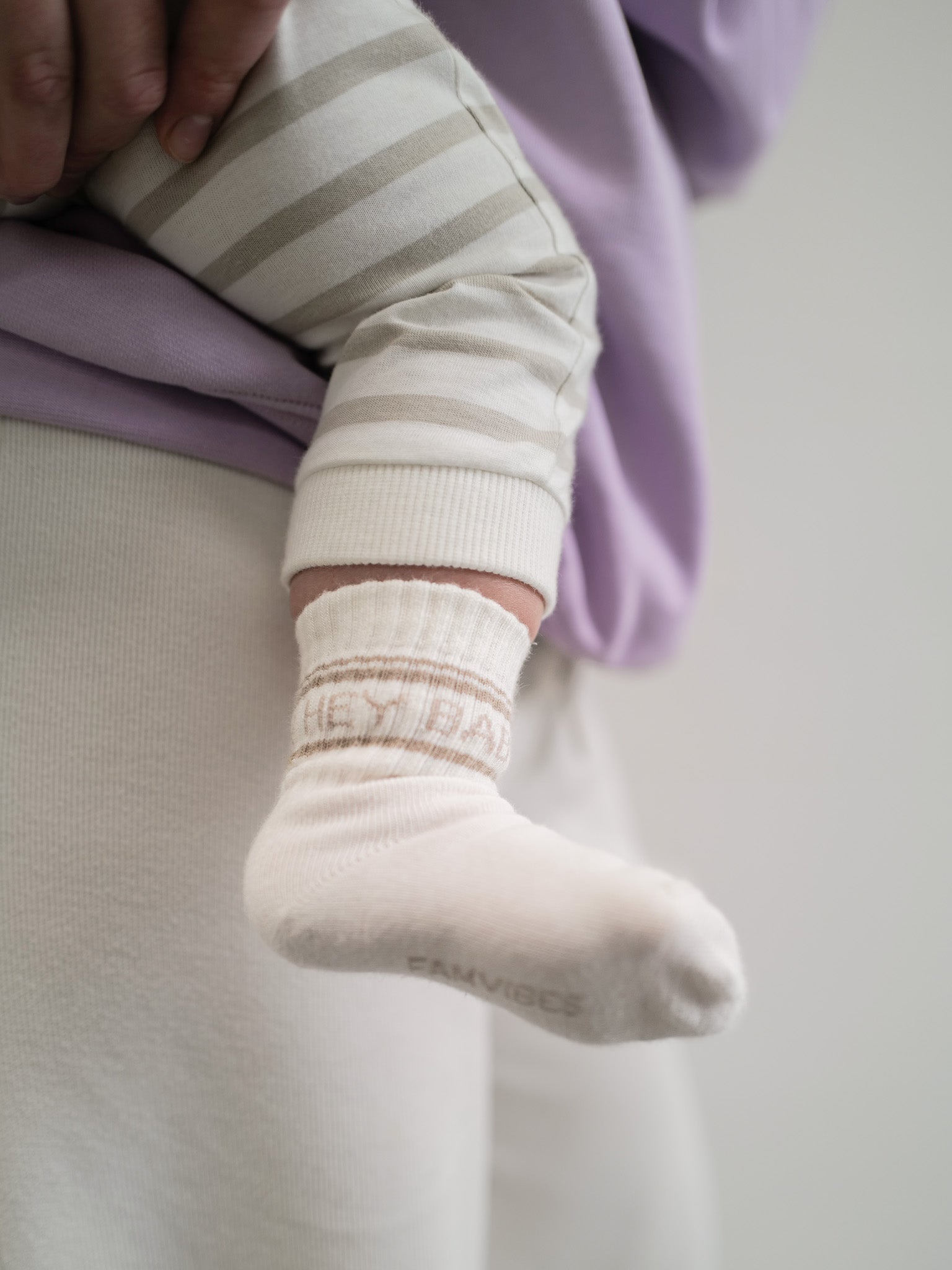HEY BABY Socken - taupe