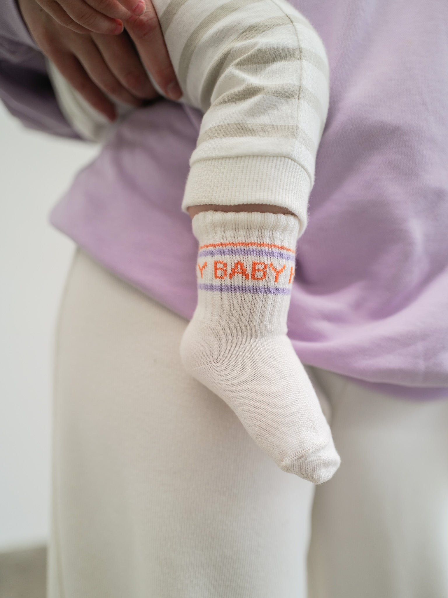 HEY BABY Socken - lavender
