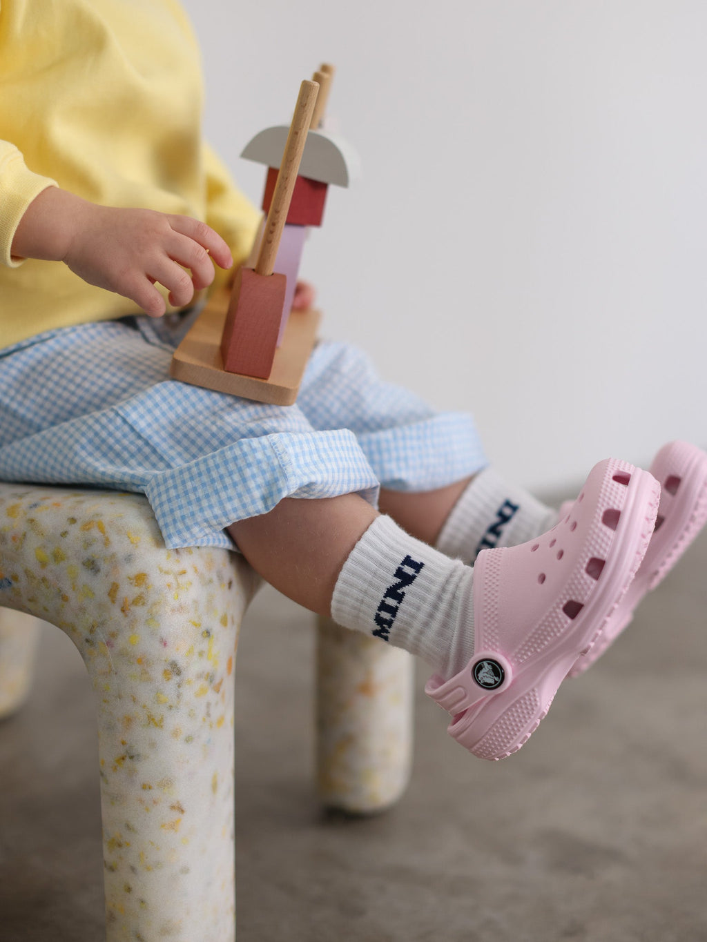 Family Socken Set - College weiß
