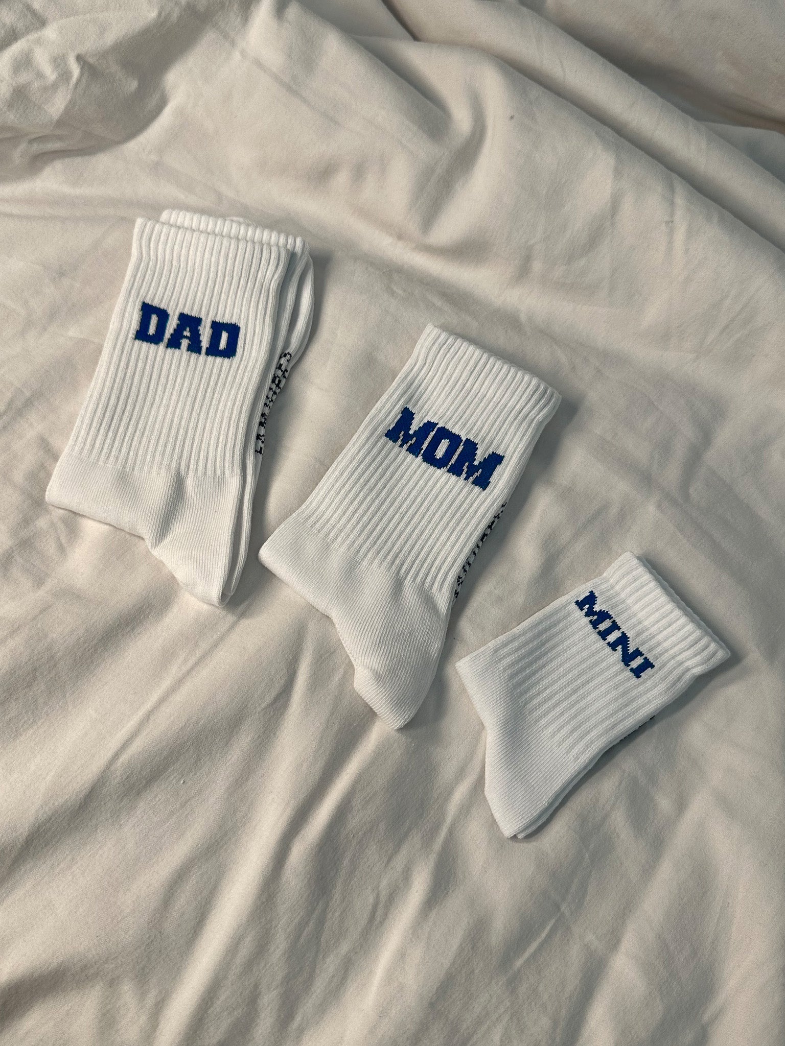 Family Socken Set - College weiß