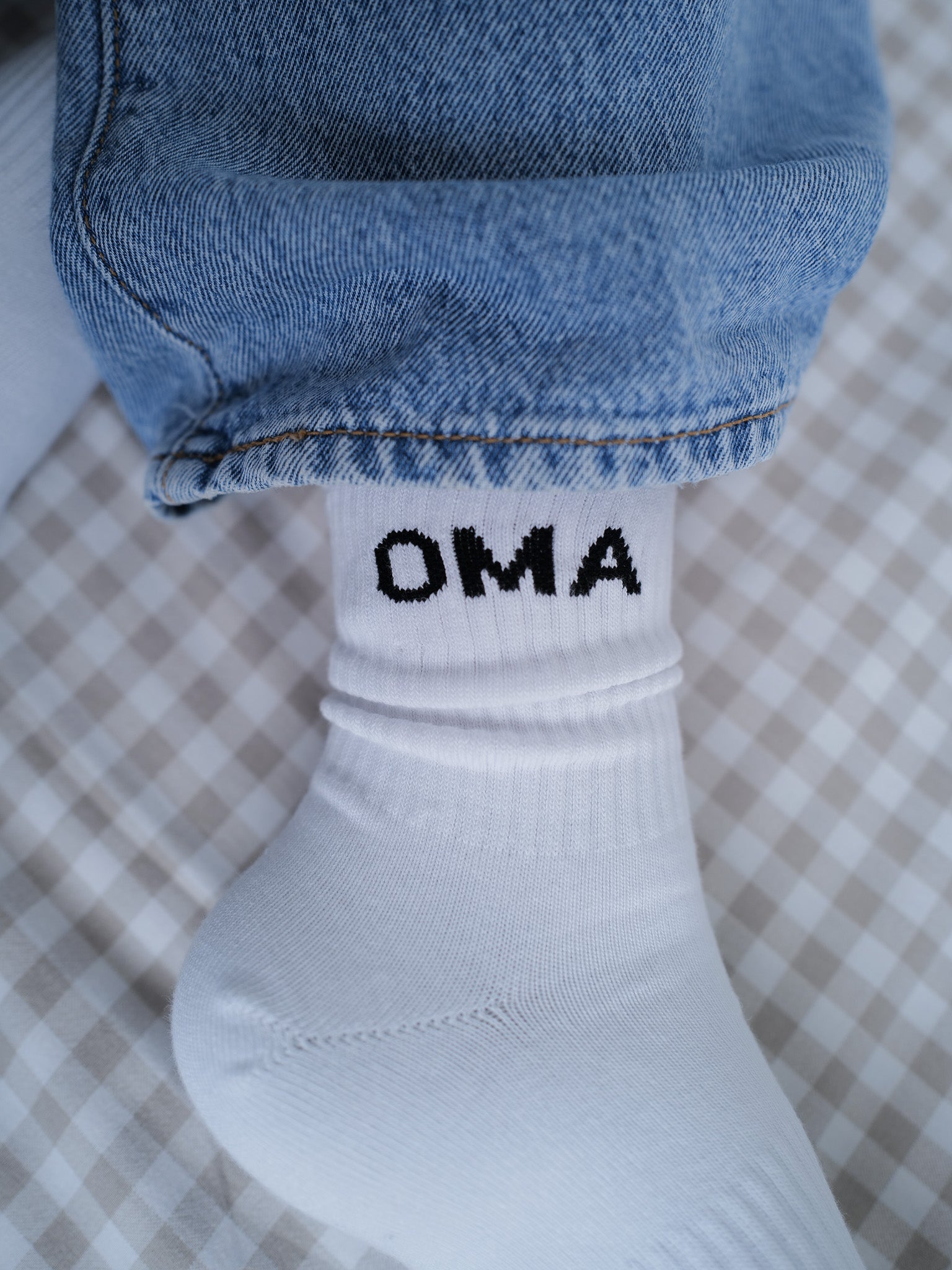 Oma Original Socken - weiss