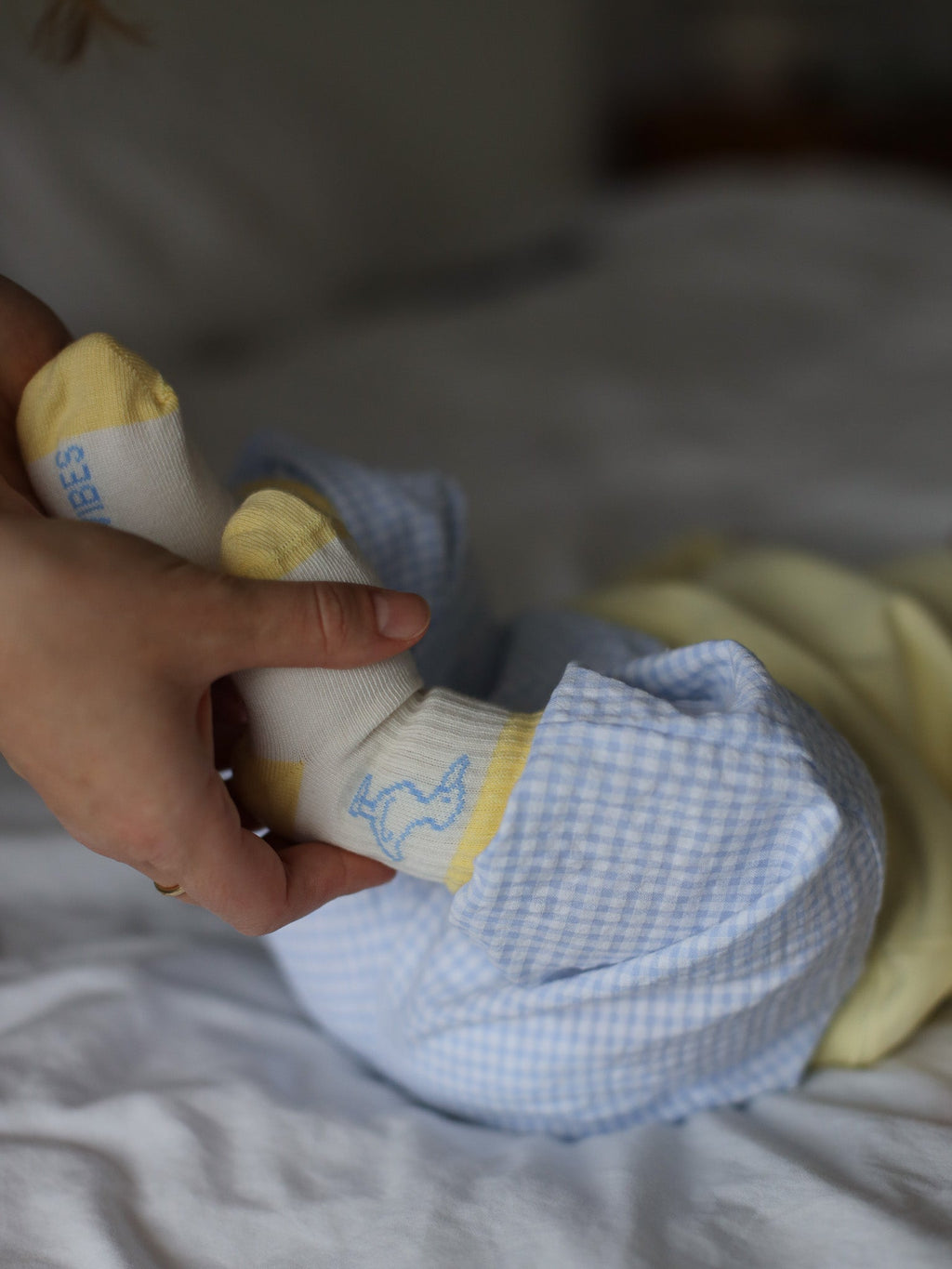 DUCKY Socken - Yellow