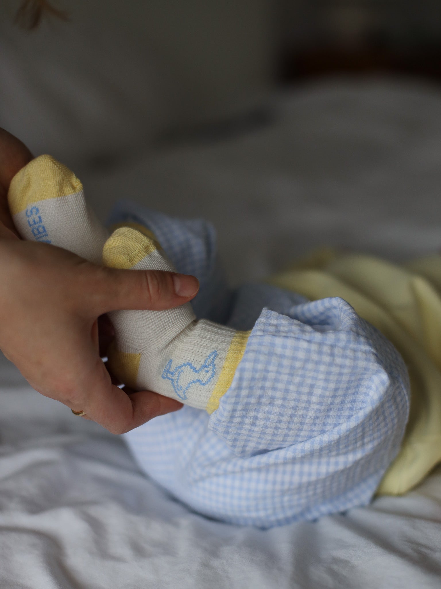 DUCKY Socken - Yellow
