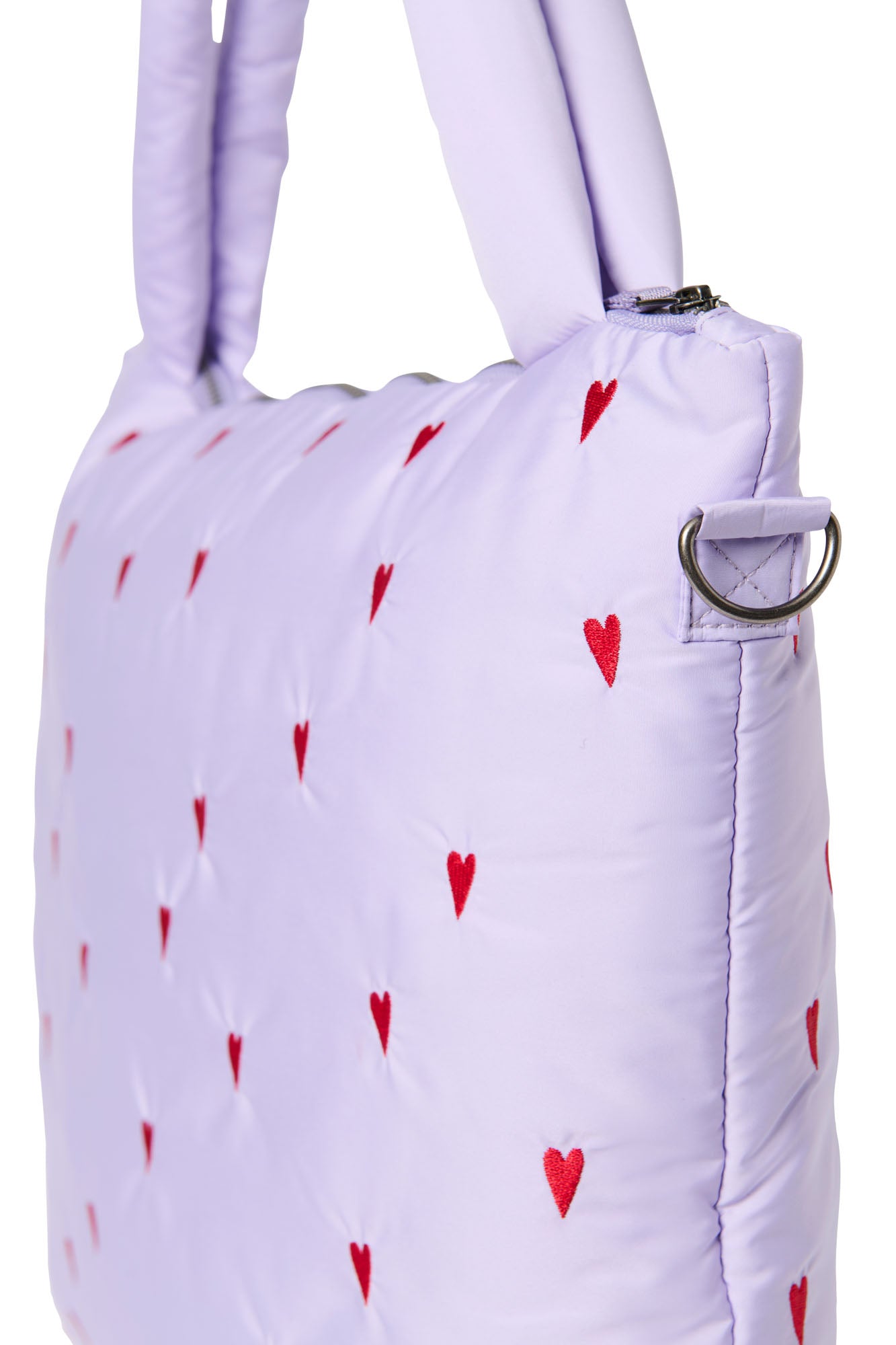 Paarse Hearts Puffy Luiertas