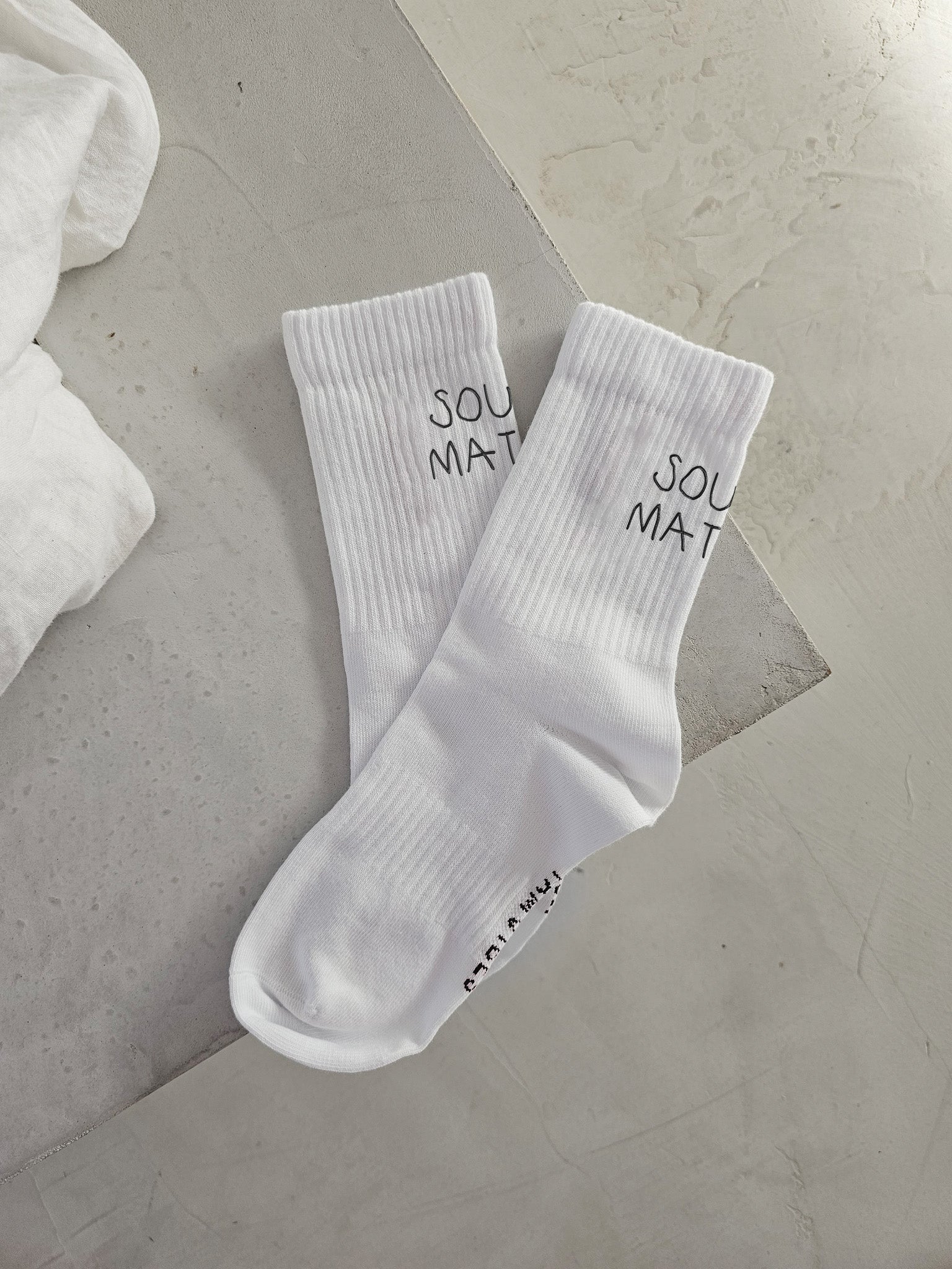 Soulmate Socken Kids - weiß