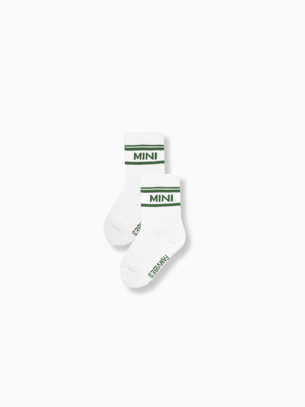 MINI Striped Socken - green