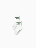 MINI Striped Socken - green