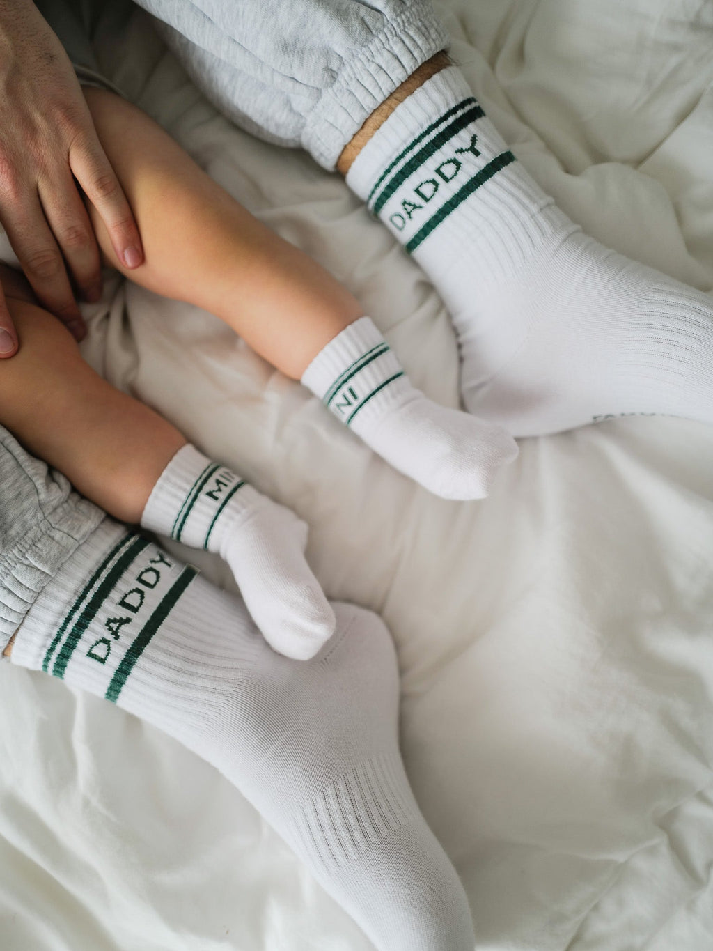 DADDY Striped Socken - green