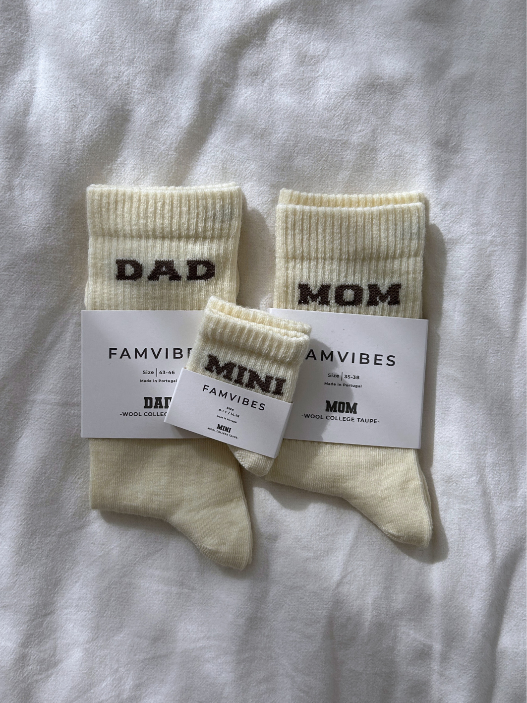 MINI College Wollsocken - taupe