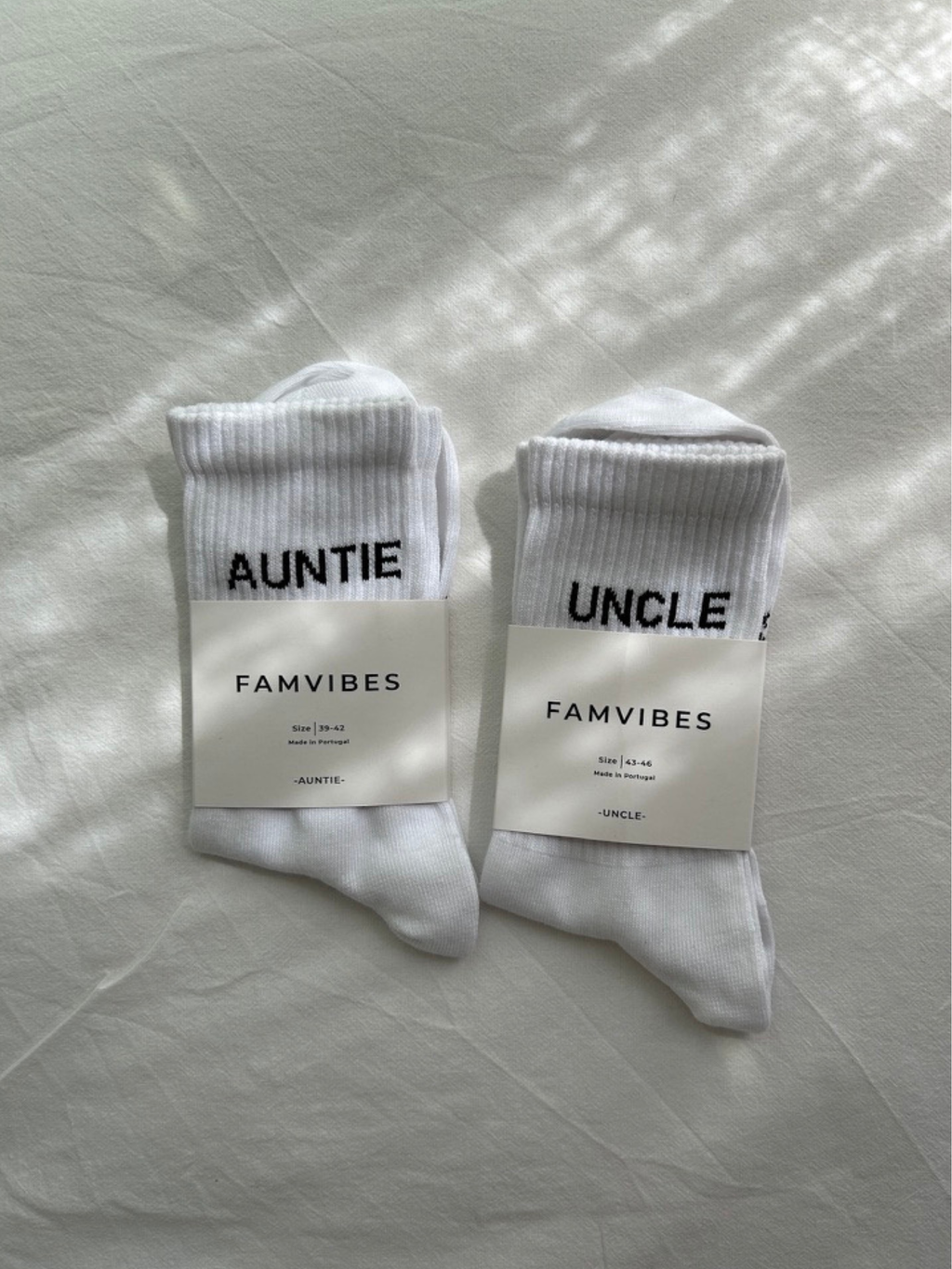 Auntie & Uncle Socken Set - weiß