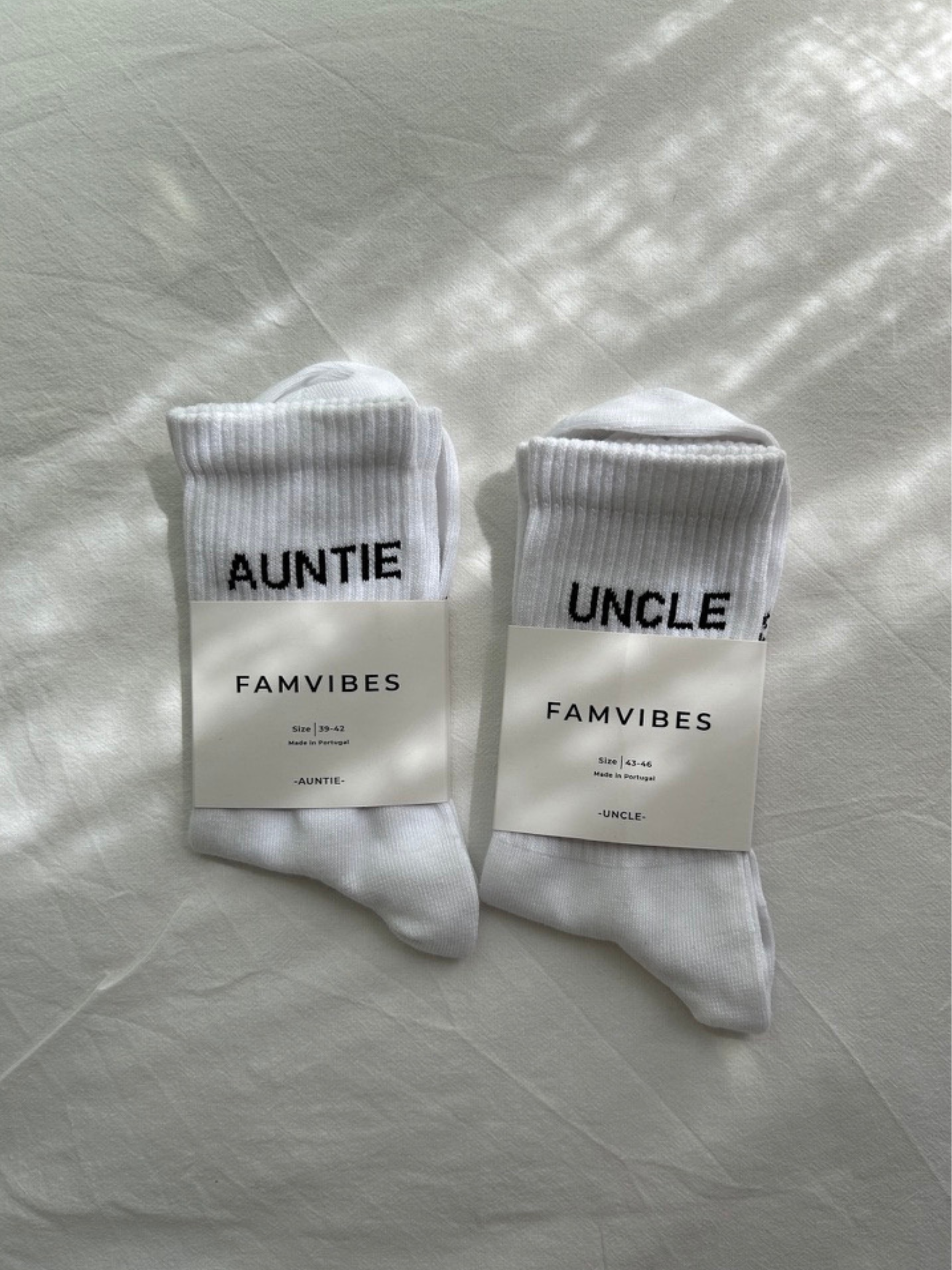 Auntie & Uncle Socken Set - weiß