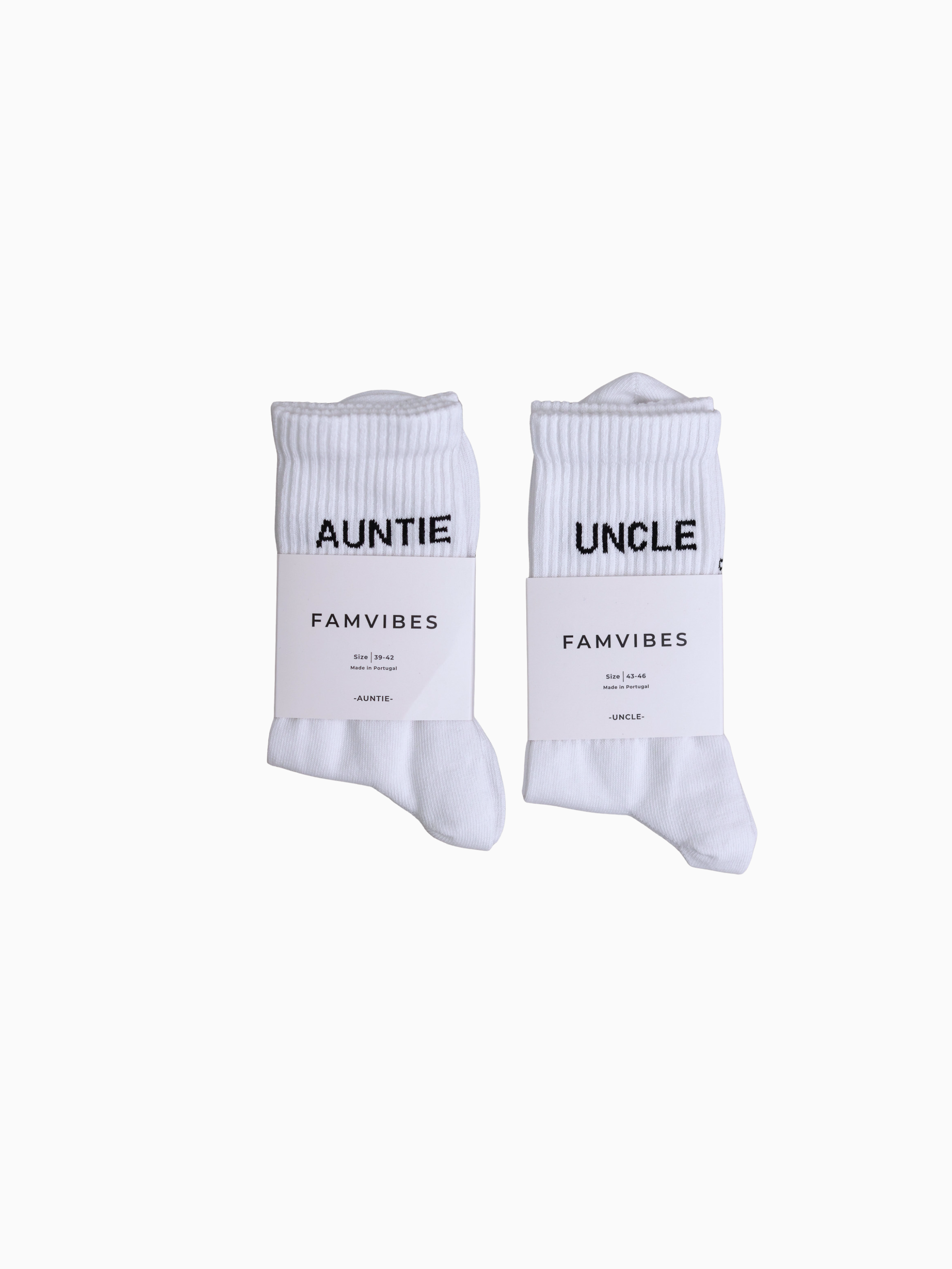 Auntie & Uncle Socken Set - weiß